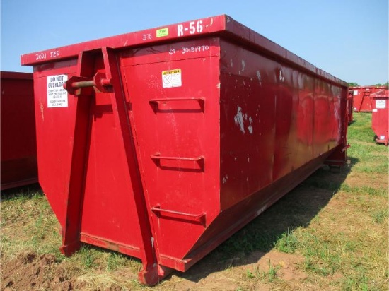 2021 IES 62" Hook Lift 20' Roll-Off Container