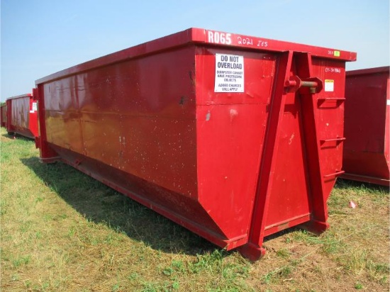 2021 IES 62" Hook Lift 20' Roll-Off Container