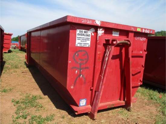 2020 C&D Tub Hook Lift 20' Roll-Off
