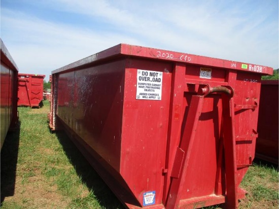 2020 C&D 20' Hook Lift Roll-Off Container,