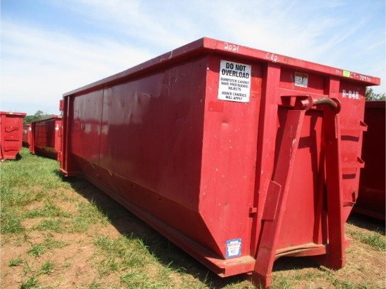2021 C&D Tub Hook Lift 20' Roll-Off Container