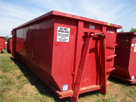 2021 C&D Tub Hook Lift 20' Roll-Off Container