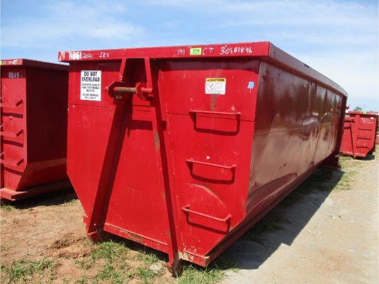 2022 IES 62" Hook Lift 20' Roll-Off Container