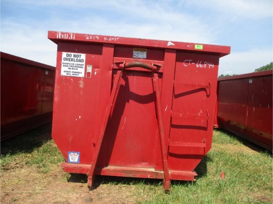 2019 Northeast Tub Hook Lift 20' Roll-Off