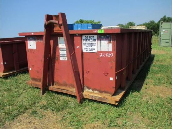 Hook Lift 17' Roll-Off Container,