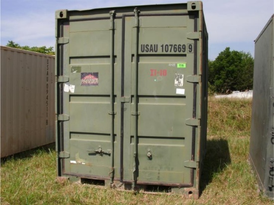 Tri Tech 8'  Multi-Door Storage Container,