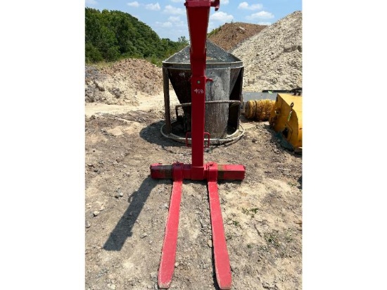 2007 Kinsofer Liftall 46 Crane Pallet Forks,