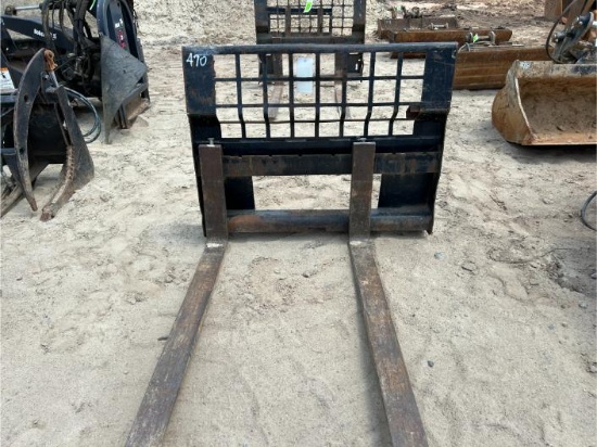 48"  Fork Attachment - Fits Skidsteer
