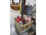 Skid of Blue Rock Core Drill & Bits