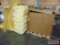 Box of Cardboard and Foam Cushions.