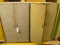 (2) Metal Cabinet and Contents