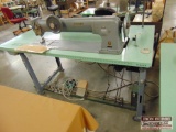 Singer, Model 144-A-305, Commercial Sewing Machine and Station.