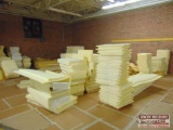 Large Lot of Foam Cushion Material in the Corner of The Building.