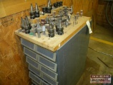 Router Bit Inventory with Cabinet
