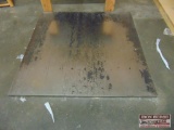 36 inch square, 1 inch thick, Steel Leveling Plate.