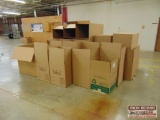 Grouping of 22 Assorted Cardboard Packing Boxes and 1 Gaylord Box