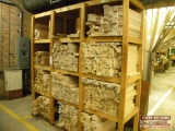 Wooden Component Rack with Contents