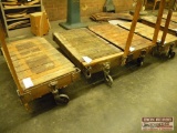 (4) Lineberry & Lineberry Style Factory Carts