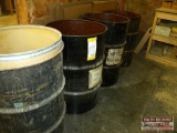 (4) 55 Gal Drums Empty