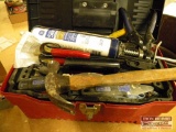 Tool Box w/ Contents and Ratchet Set 3/8