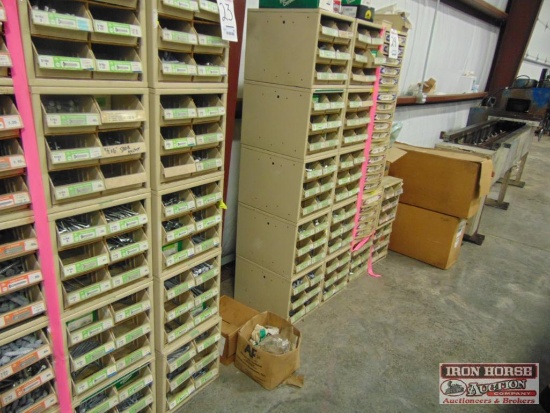 (4) Stacks of Bolt Bins w/Contents