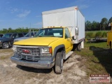 2002 GMC 3500 HD Duals w/ 12' Box Van and Waltco Lift