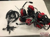 (6) Racing Electronics Headsets with Cord
