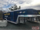 2000 Exiss Single Car Gooseneck Trailer