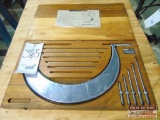 Tumico Micrometer, 6-12 in wooden case
