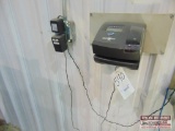 Atomic time time clock & rack