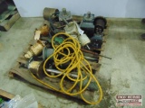 Pallet of hydraulic pumps, motors, gear box etc.