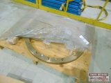 Pallet of machine shields and large gear