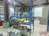 One section of pallet racking