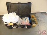 portable locker with misc. supplies