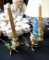 Figural Brass Candlesticks