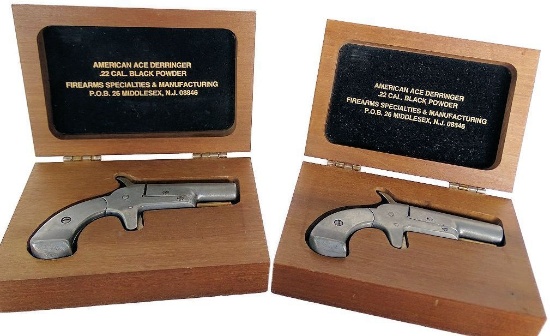 Pair of (2) - Talon - Model:American Ace Derringer - .22- derringer