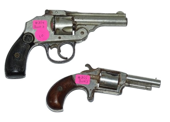 Iver Johnson Arms & Cycle Works - .32 - /// Eureka - .22 - revolver ( 2 for 1 money)