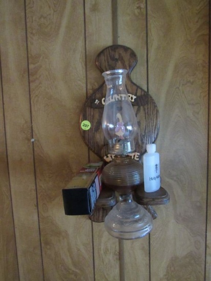 Wall Hung Oil Lamp and More