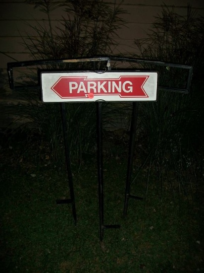 Metal sign posts