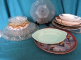Glass Serving Platters & Plates