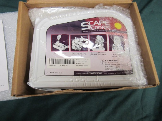 Xscape CBRN30 disposable respirator hood.