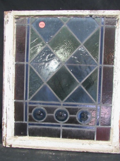 Rectangle Stained Glass Window