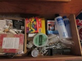 drawer of crafting supplies