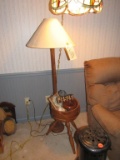 Lamp & Stand and Contents