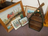 Wall-hung Boat Shelf  & Pictures