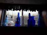 Grouping of Blue Bottles/Vases