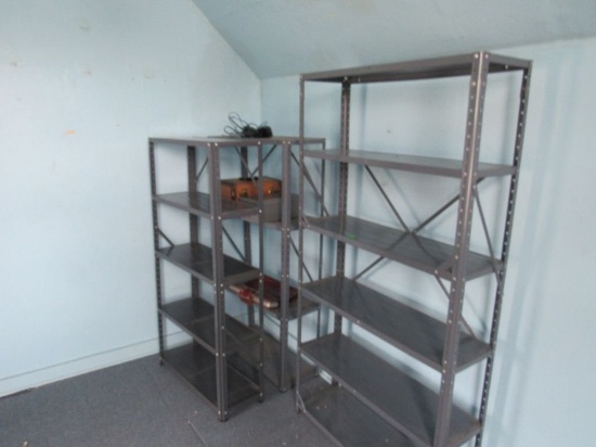 3 metal cabinets