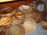 Baskets & Wooden Bowls