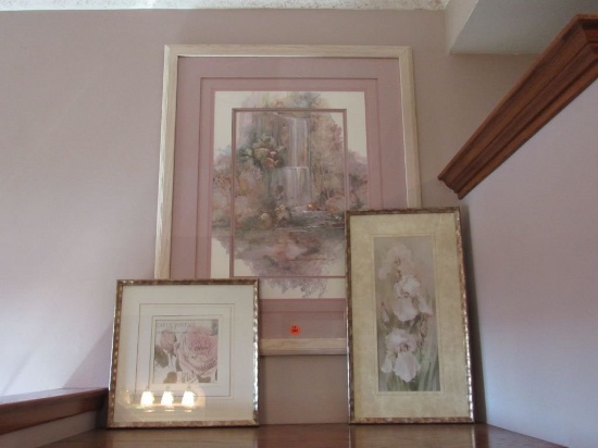 Floral/Pastel framed pictures