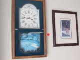 Golf themed clock